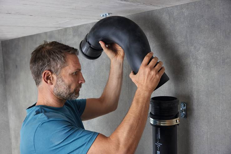 SuperTube technology manufactured by Geberit
