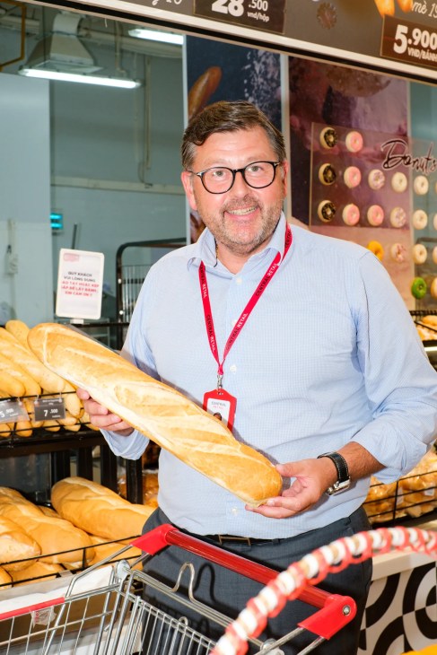 Central Retail Vietnam’s CEO, Olivier Langlet, at a Go! hypermarket