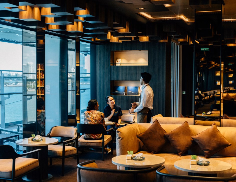 Onboard coffee shop Crema Café