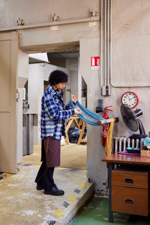 The Atelier de Teinture, where wool is dyed