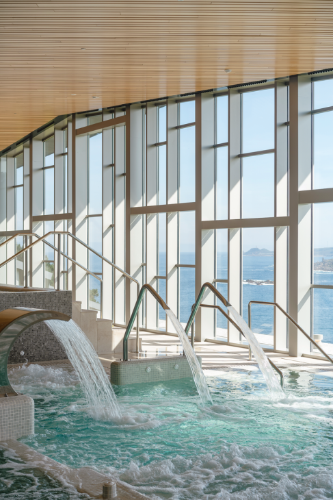 The spa at Parador Costa da Morte.