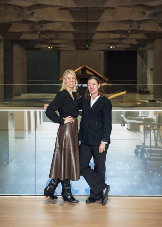 Hanne Silje Dovland, head of project management (left), and Else-Brit Kroneberg, head of collections