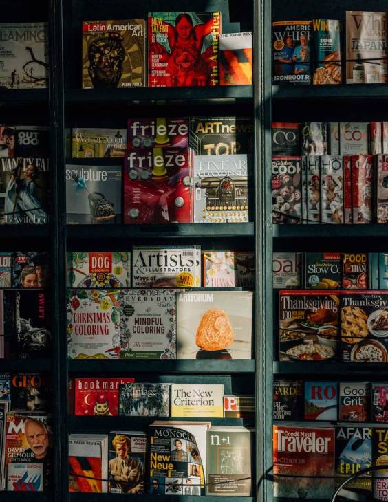 An interior shot of Books & Books.