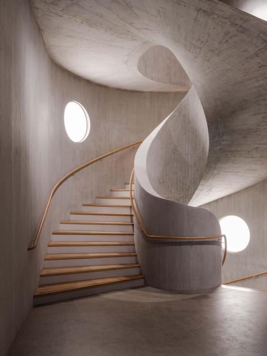 Sculptural staircase