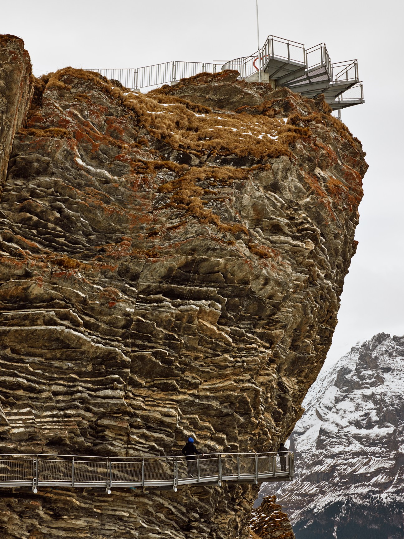 Views from a mountain in the Jungfrau Region.