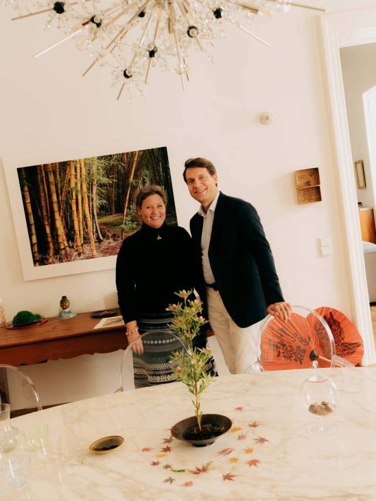 Nicola and Christoph Rath at home in Vienna.