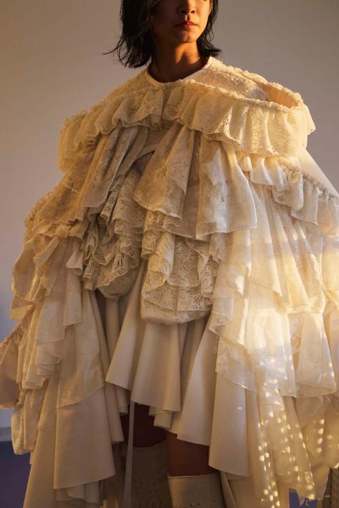 a dress by a young designer