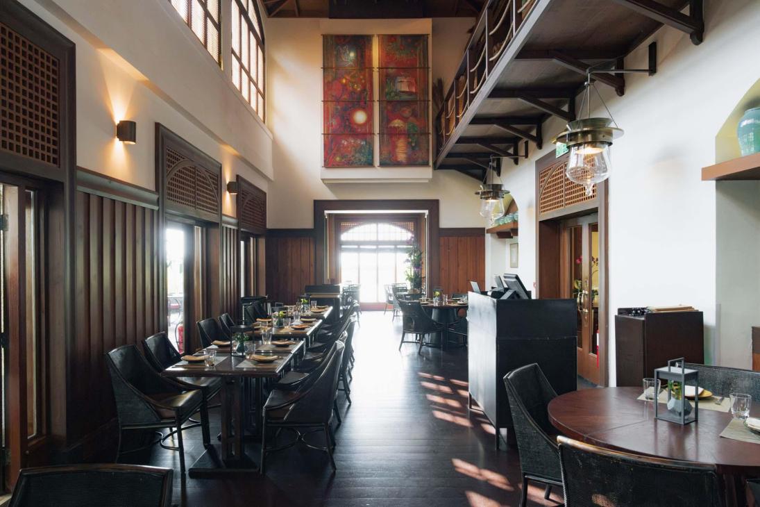 Inside Spices restaurant at Repulse Bay, Hong Kong