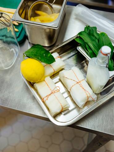 An array of citrus-based ingredients. 