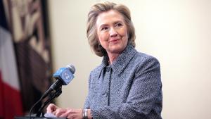 Hillary Clinton versus no one