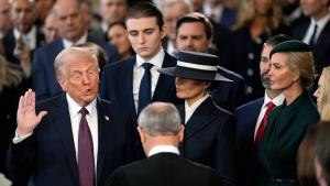 Donald Trump is sworn in as the 47th US president and the WEF in Davos