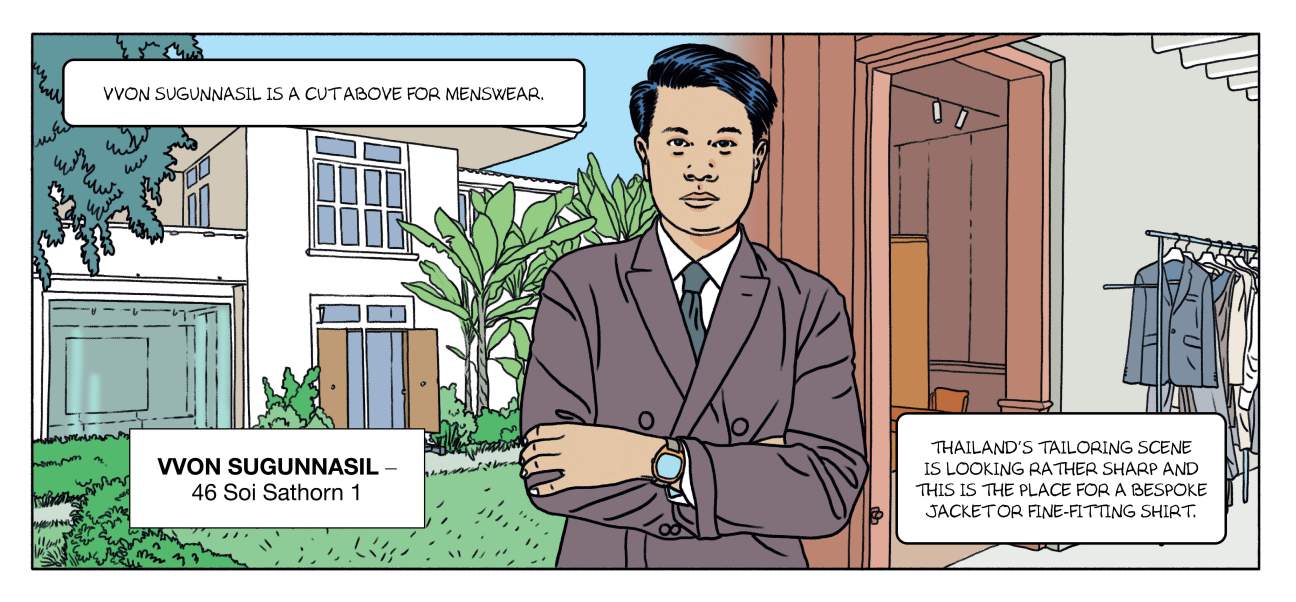 Monocle Concierge illustrated guide to Bangkok