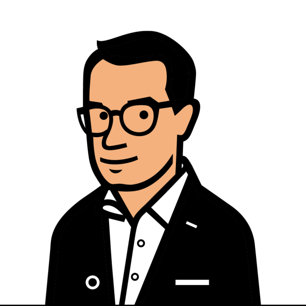 Andrew Tuck illustrated headshot