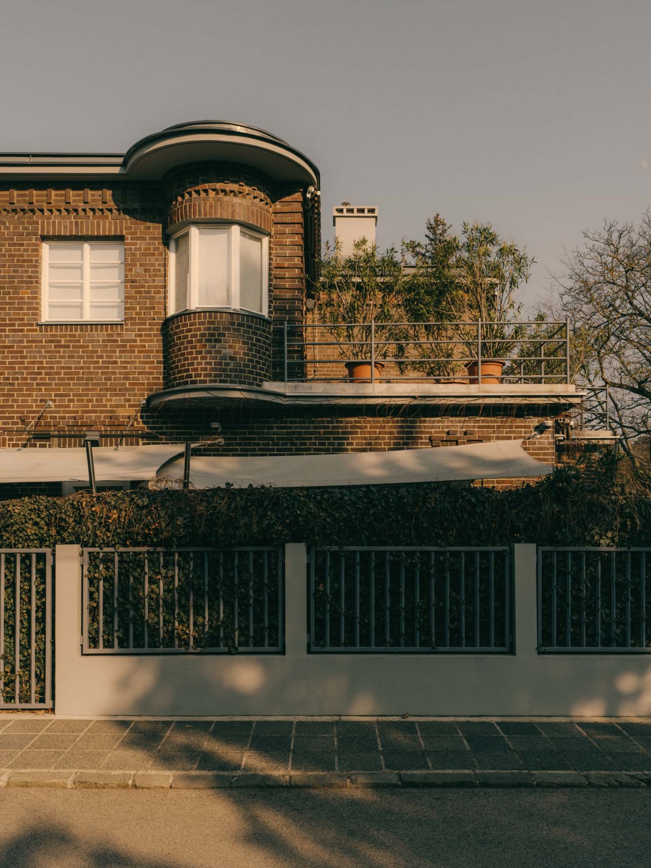 Brick house from outside