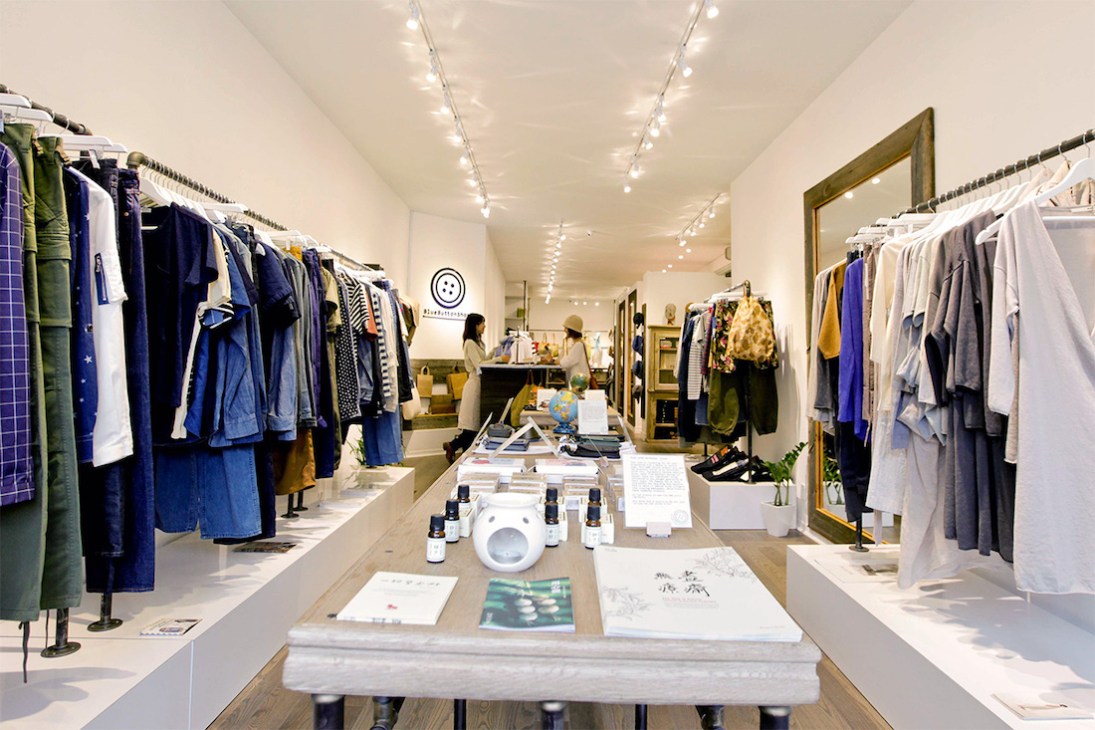 Blue Button shop Toronto
