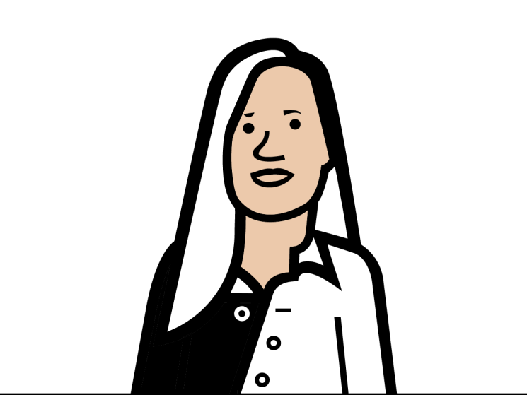 Fiona Wilson illustrated headshot