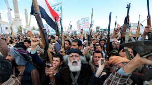 A public gathering in the Yemen.