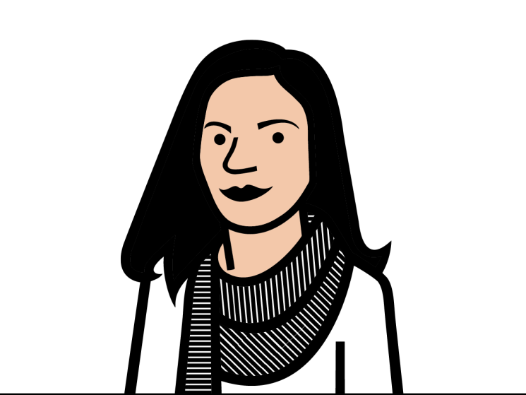 Jessica Bridger illustrated headshot