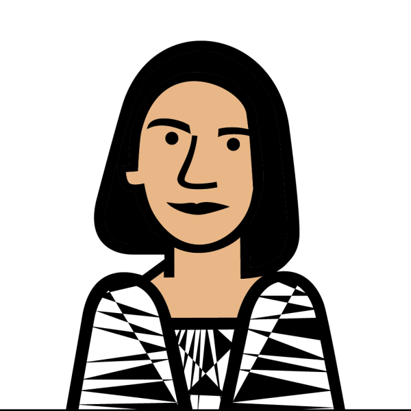 Natalie Theodosi illustrated headshot