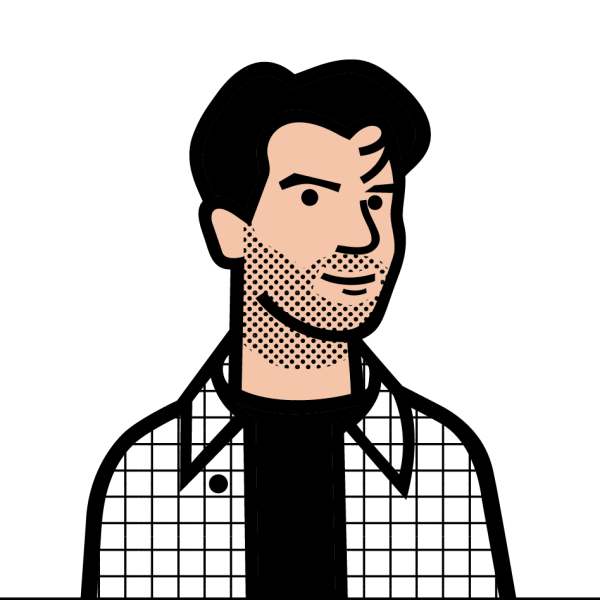 Nic Monisse illustrated headshot