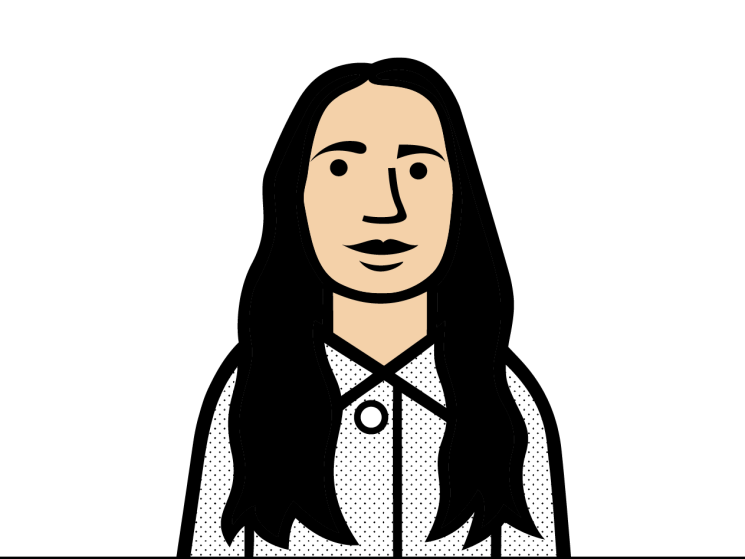 Sophie Monaghan Coombs illustrated headshot