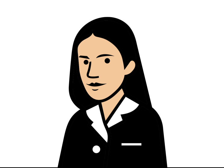 Stella Roos illustrated headshot