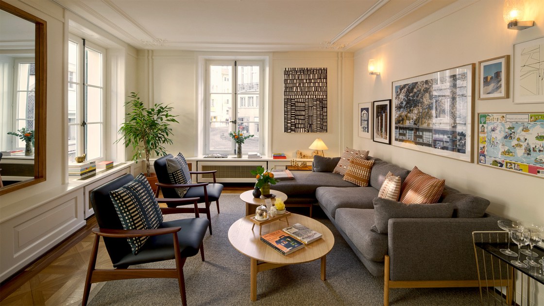 The Monocle Townhouse at the Widder Hotel in Zurich, Switzerland