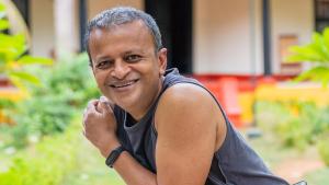 Sandip Roy at the 2025 Kolkata Literary Meet