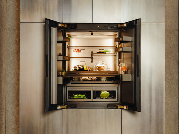 A Gaggenau fridge model.