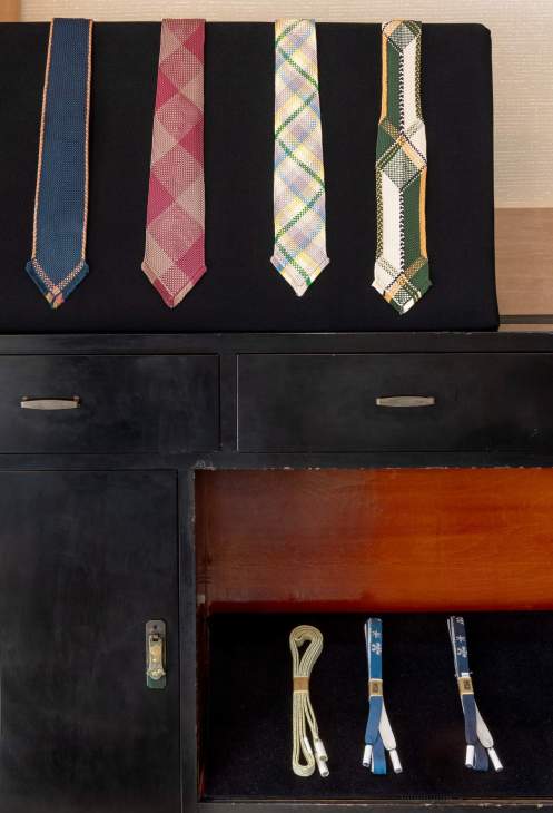 A selection of ties.