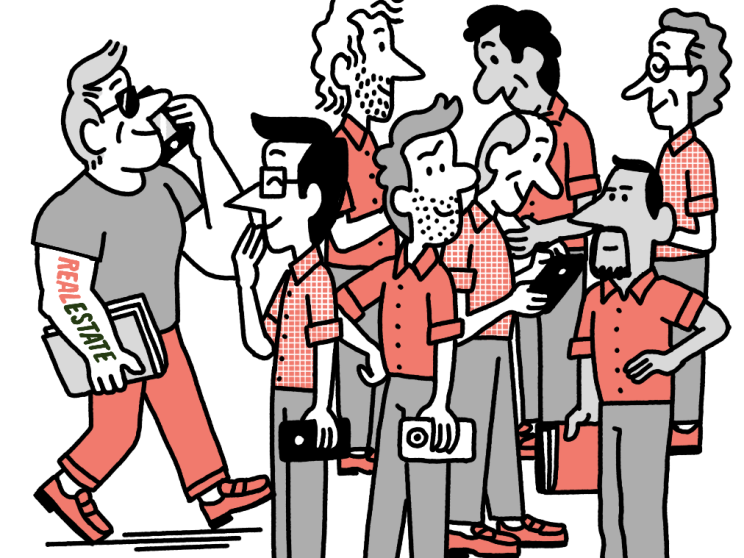 men at mipim illustration