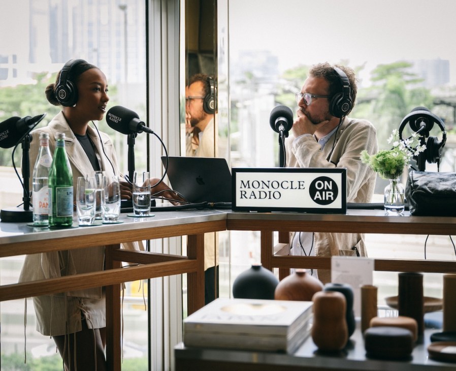 Monocle radio recording a live show