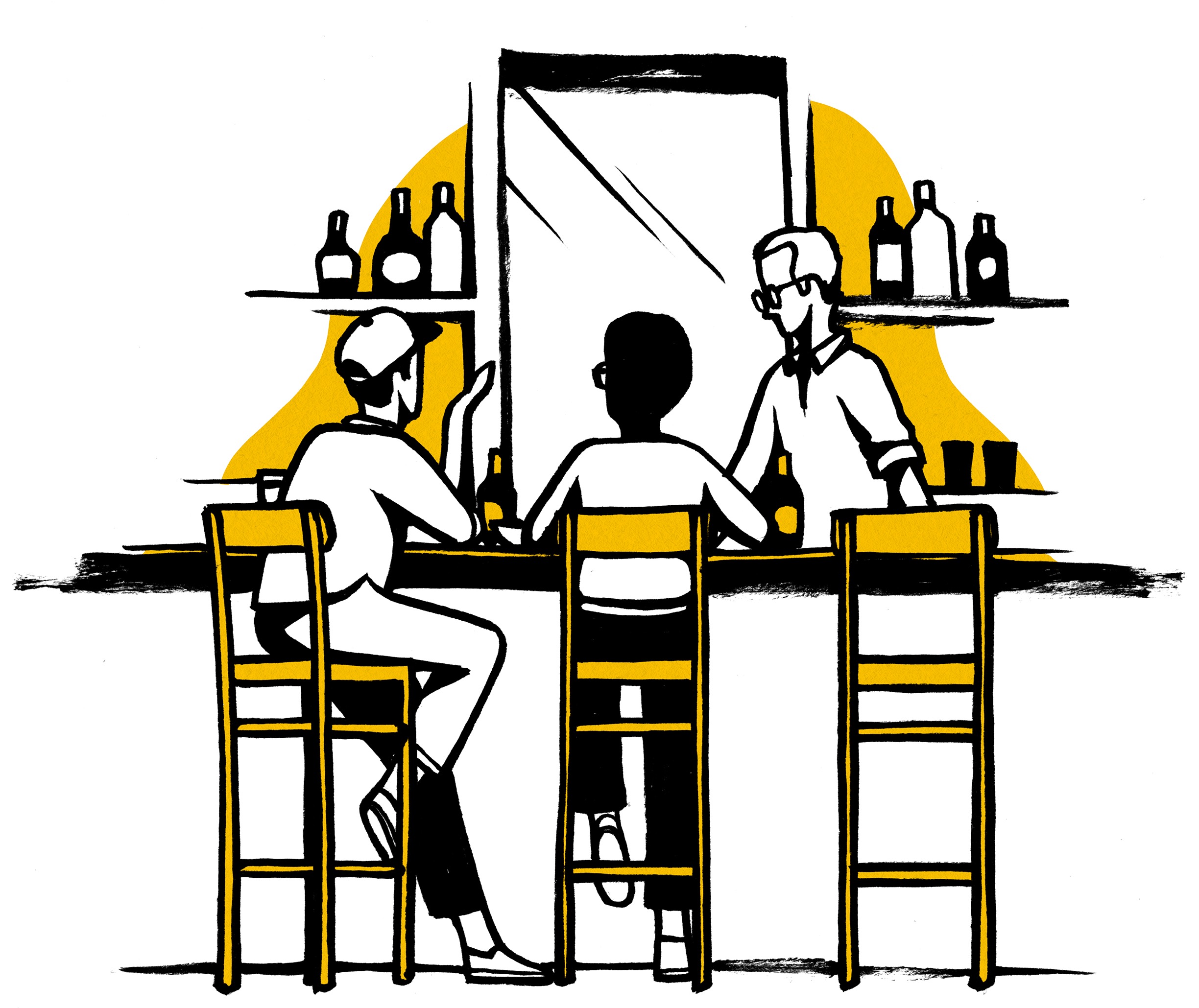 franelli's soho new york illustration