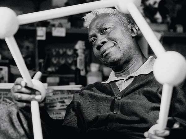 A portrait of Charles O Job, designer.