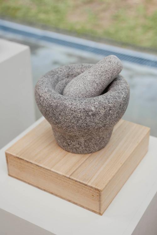 Pestle and mortar.