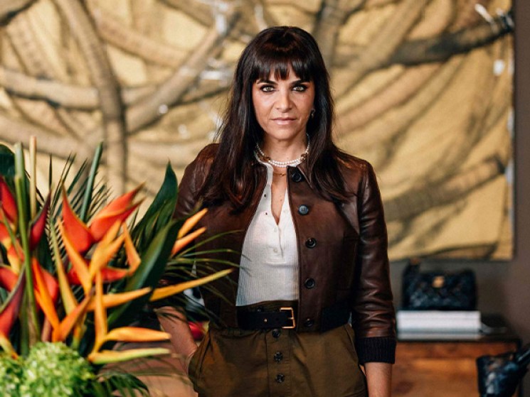 A portrait of Laure Hériard Dubreuil.