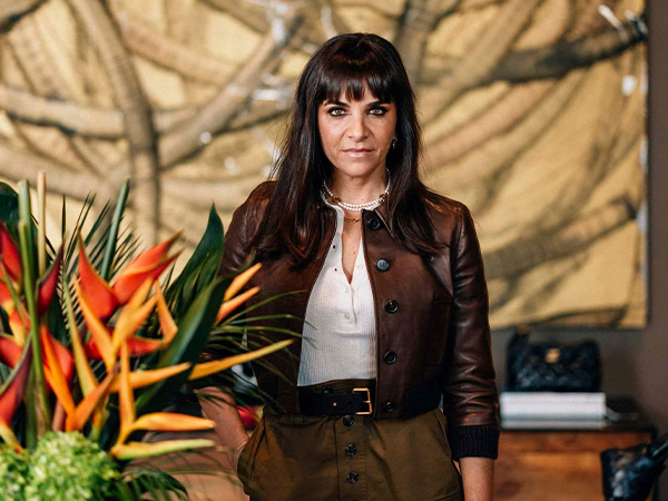 A portrait of Laure Hériard Dubreuil.