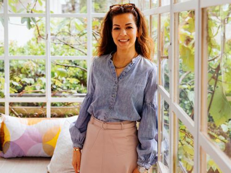 A portrait of Nadine Fink.