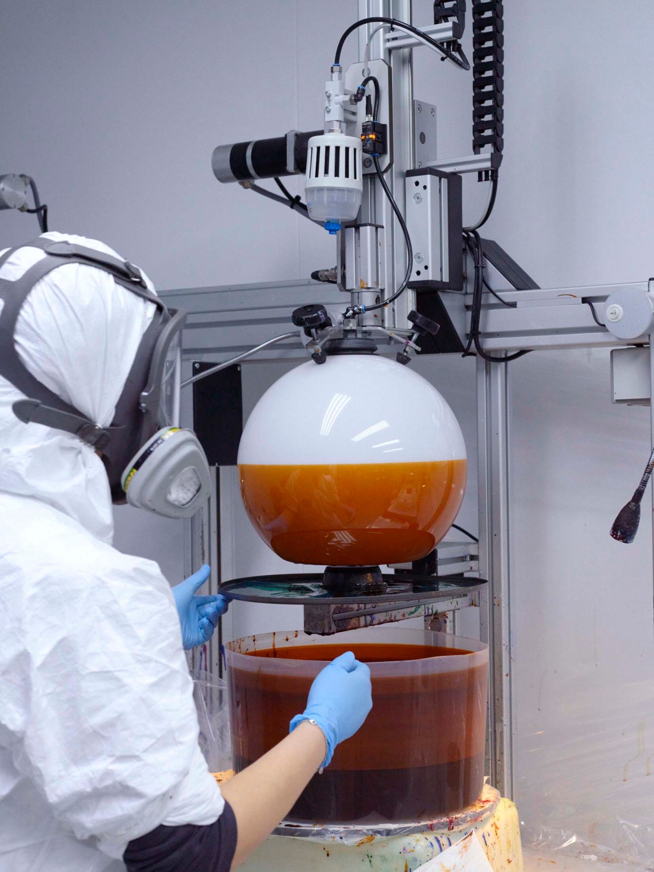Marset’s Dipping Light in production
