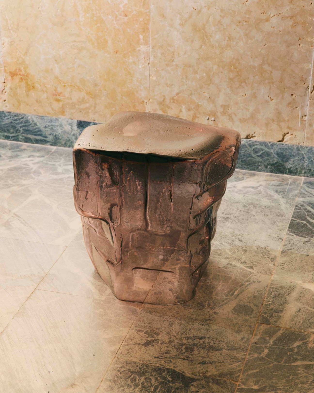 Sculptural side table
