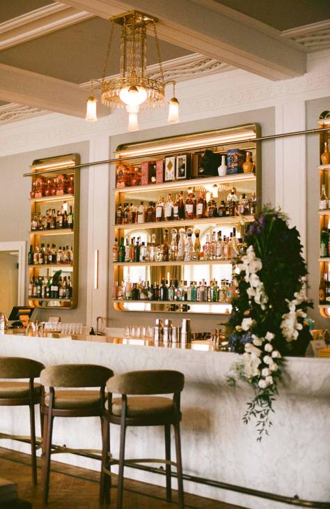 The No.5 bar at Grace La Margna St Moritz