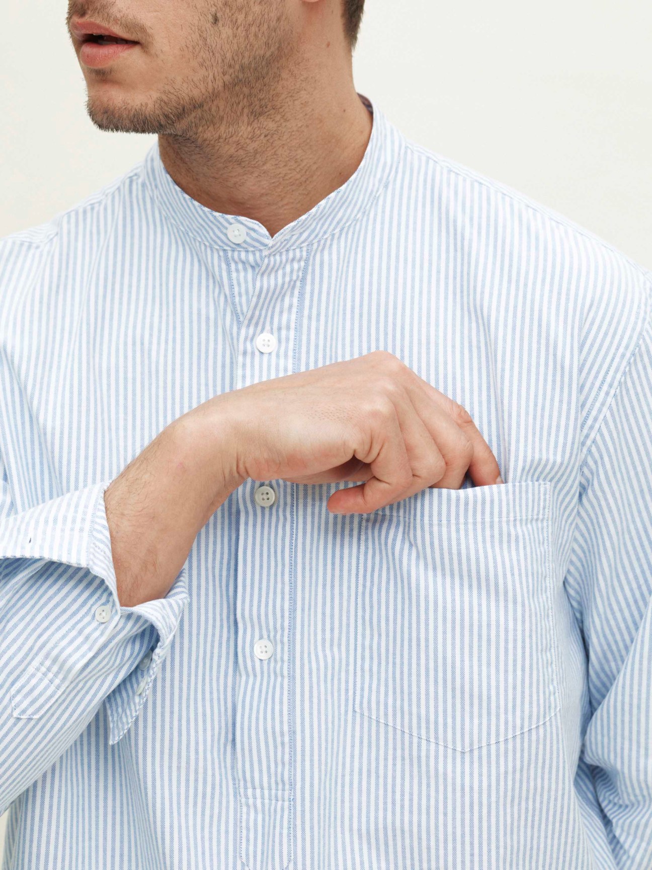 Oxford popover shirt by Monocle