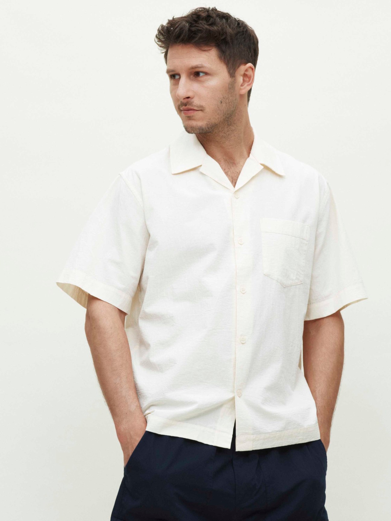 Summer camp-collar shirt by Monocle
