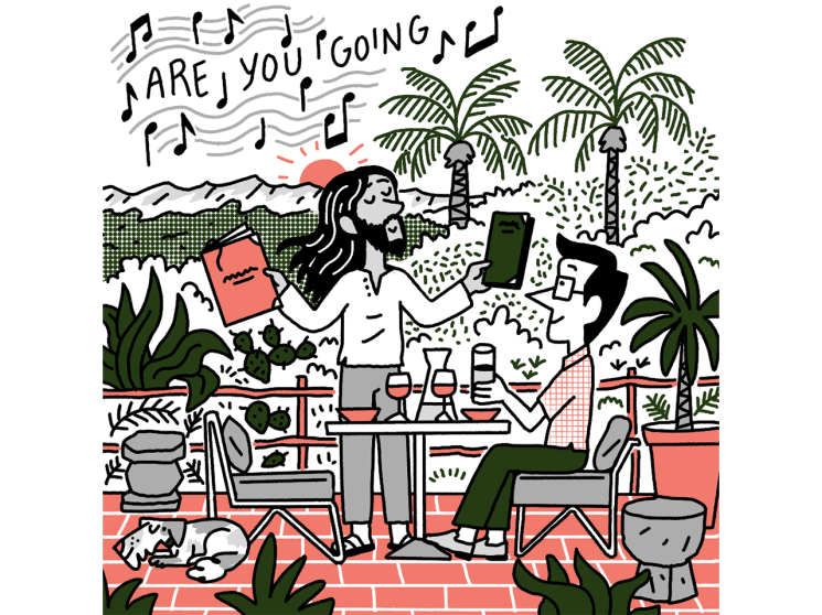 How to have the perfect restaurant moment? Breeze in, wind down