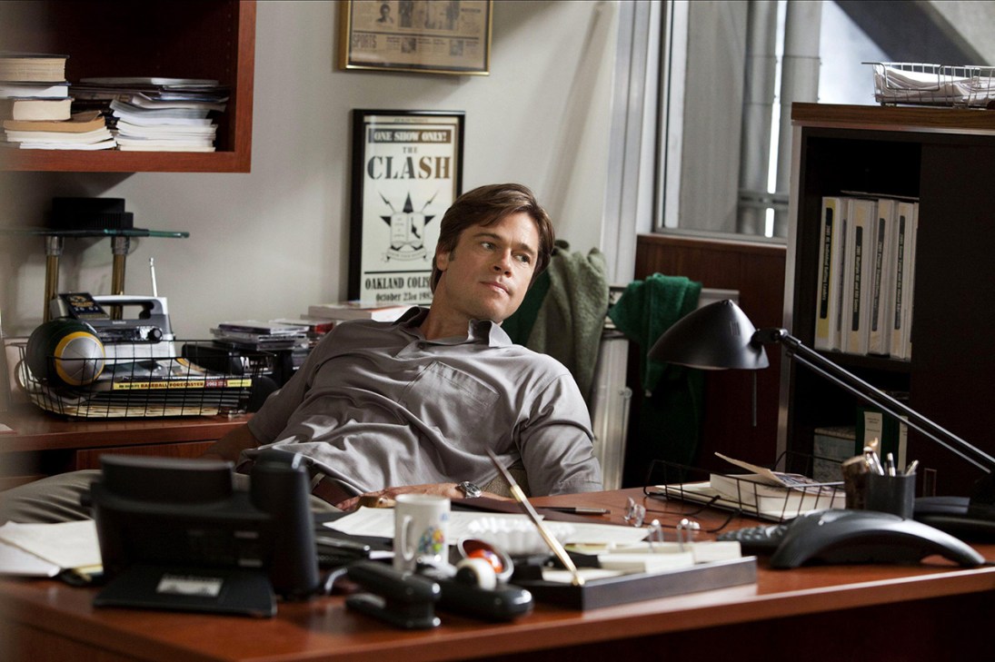 Brad Pitt in Moneyball