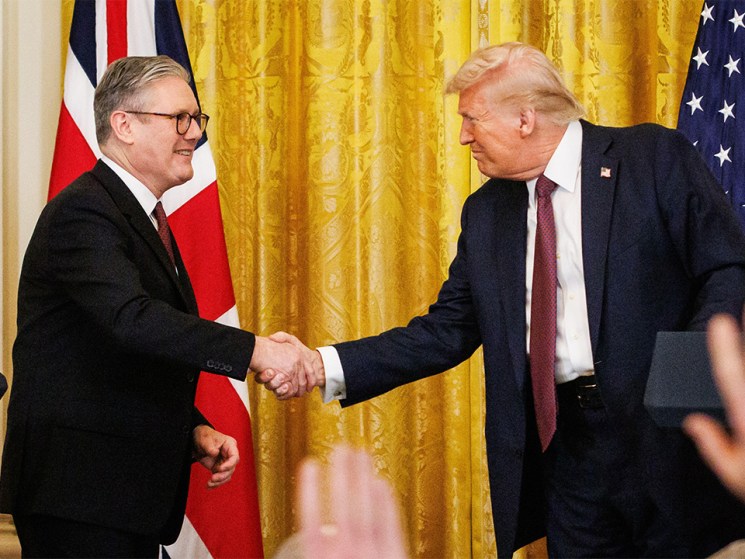 Trump and Keir Starmer