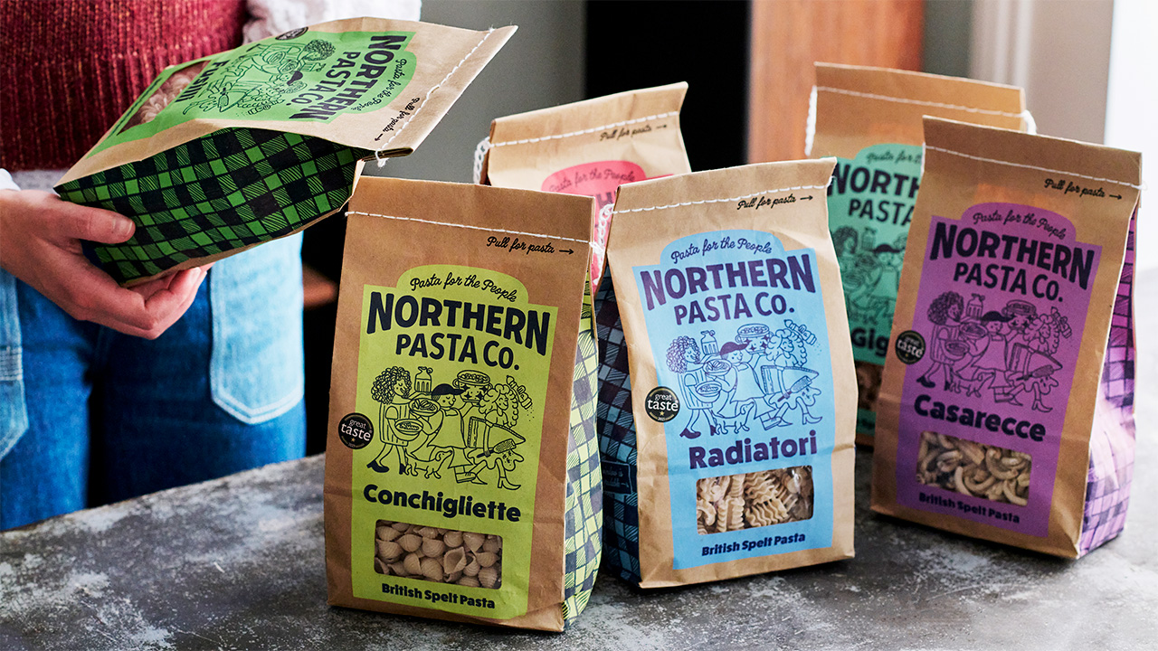 Northern Pasta brown bags