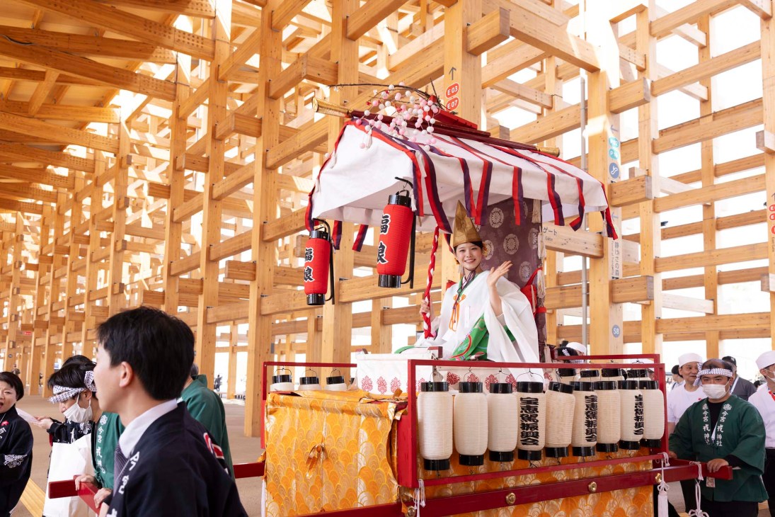 Traditional Osaka parade