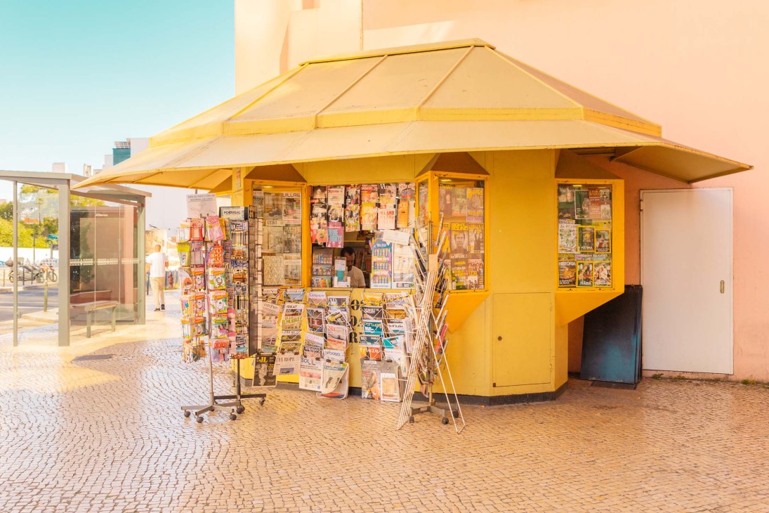 Magazine kiosk in Lisbon