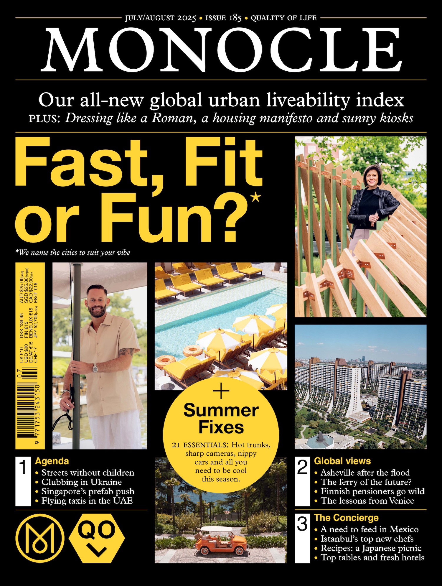 Monnocle July August issue 185 cover